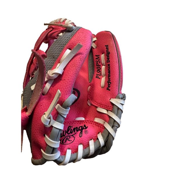 Rawlings Pink PL90PSM 9" Fielders‎ Ball Glove - Picture 3 of 4